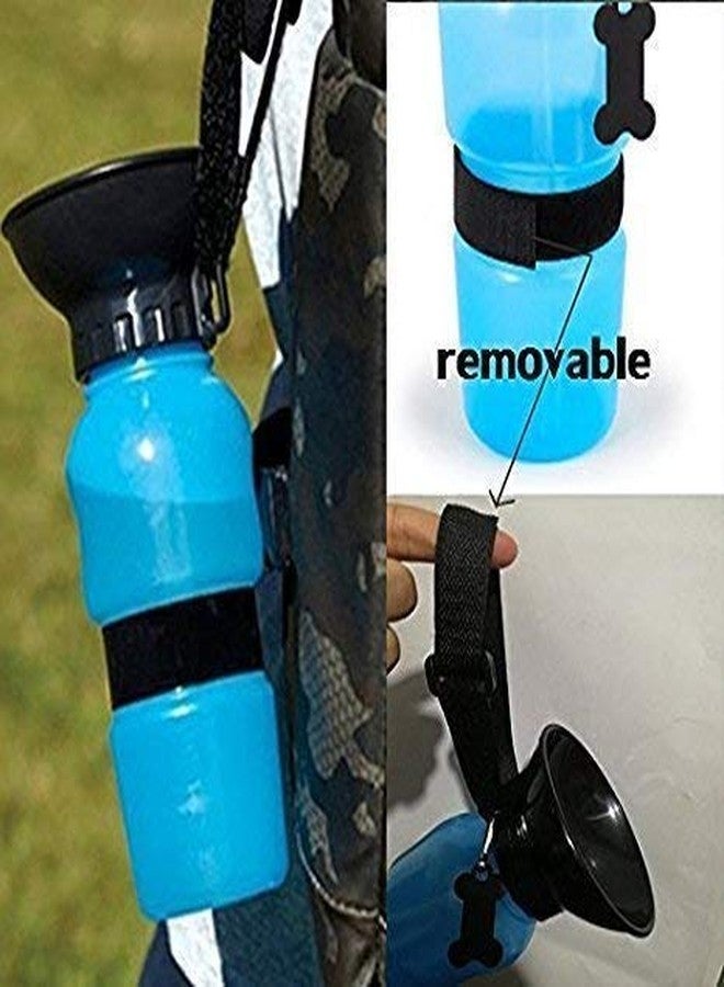 WEZOSHINET Plastic Puppies Dog Water Bottle, Leak Proof Portable Puppy Water Dispenser Drinking Feeder Pet Care Cup for Outdoor Walking, Hiking, Travel (Aqua Dog Bottle) - Image 5